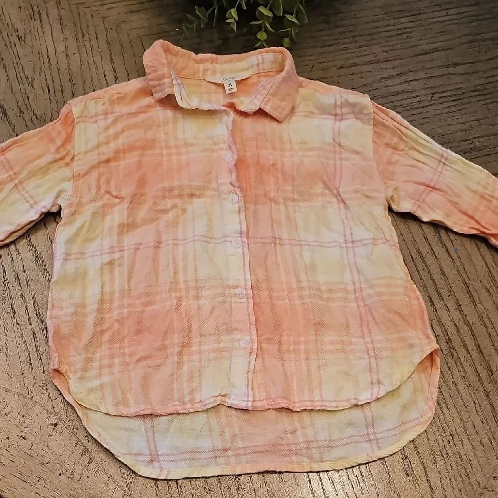 Plaid Kids Shirt Size 4-5 XS Bixby Nomad